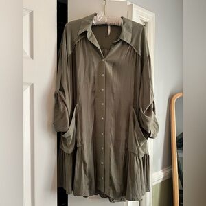 Free People Moonstruck Shirtdress